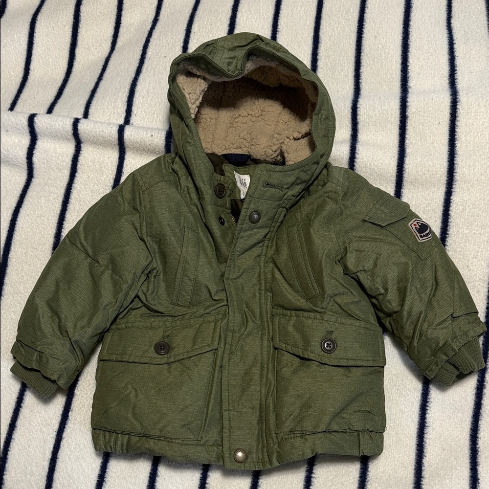 GAP Kids Green Puffer Jacket